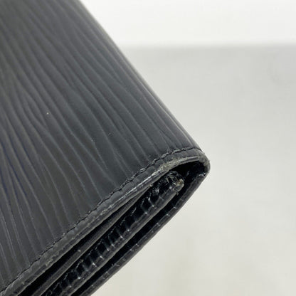 Louis Vuitton Epi Wallet/Coin Case Porte Carte Sample M63512 Noir