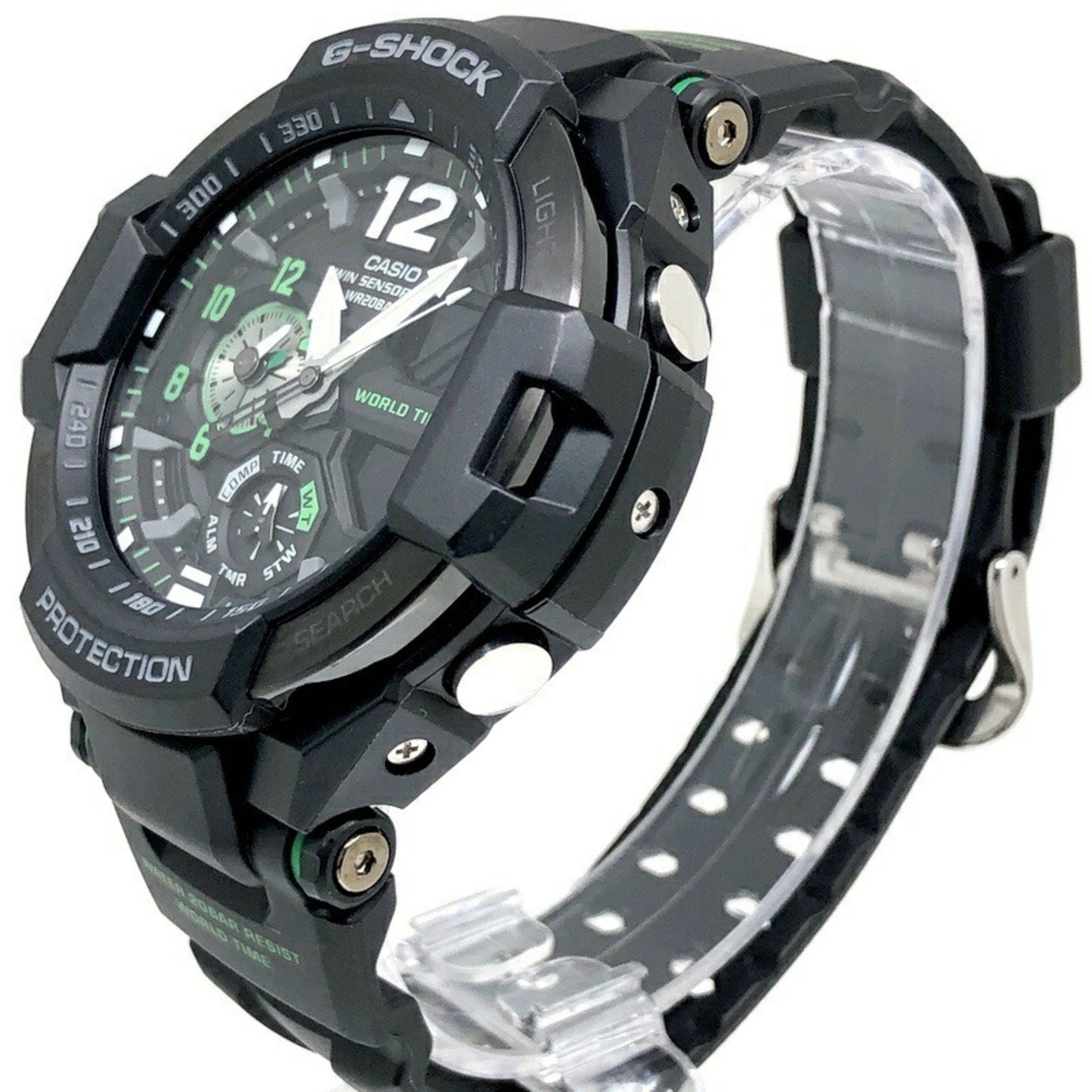G-Shock Casio Ga-1100-1A3 Gravitymaster Watch With Twin Sensor