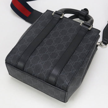 Gucci Gg Supreme 2-Way Mini Tote Bag (696010) In Black