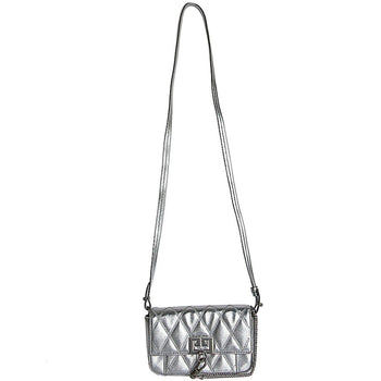 Givenchy Shoulder Bag Polyester Silver