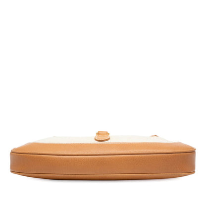 Gucci Jackie Handbag/Shoulder Bag 001 113 1390 Beige/Brown Canvas/Leather