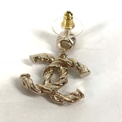 Chanel Abb511 23B Cc Coco Mark Rhinestone And Faux Pearl Earrings