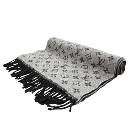 Louis Vuitton Louis Vuitton Echarpe Monogram Gradient Scarf/Shawl M75900 Charcoal Gray X