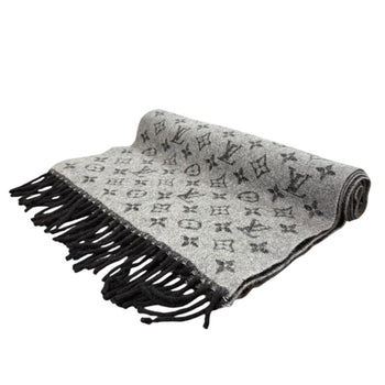 Louis Vuitton Louis Vuitton Echarpe Monogram Gradient Scarf/Shawl M75900 Charcoal Gray X