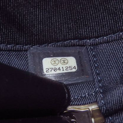 Chanel Coco Mark Gold Hardware 2-Way Handbag Calfskin