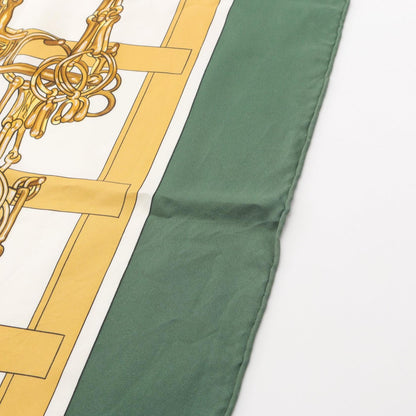 Hermes Herms Mors & Filets Carr 90 Silk Scarf For Women