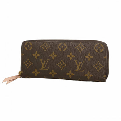 Louis Vuitton Monogram Portefeuille Clemence Long Wallet M61298 Brown Rose Ballerine