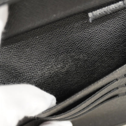 Louis Vuitton Epi Tri-Fold Long Wallet Porte Tresor International M63382 Noir