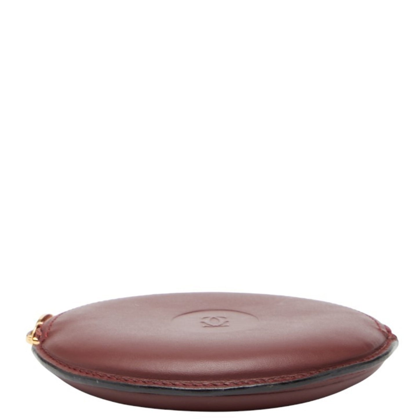 Cartier Wallet/Coin Case In Wine Red