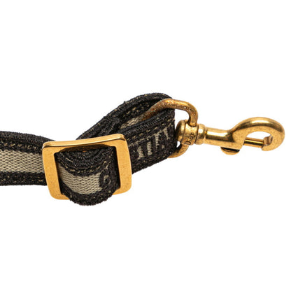 Christian Dior Dior Book Tote Mini Leopard Print Phone Bag Shoulder Beige Black Canvas