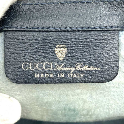 Gucci 001 019 Clutch Bag/Second Bag Navy Sherry Line Gg Supreme Canvas
