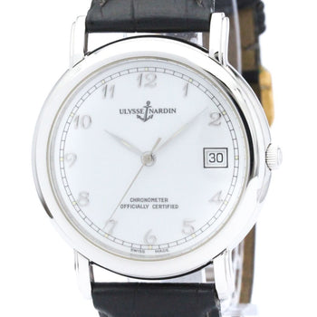 Ulysee Nardin Stainless Steel Leather Automatic