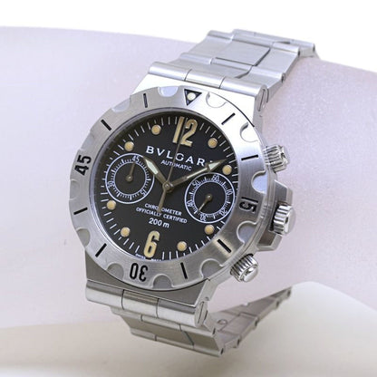 Bvlgari Diagono Scuba Sc38Ss/Sln Scb38S