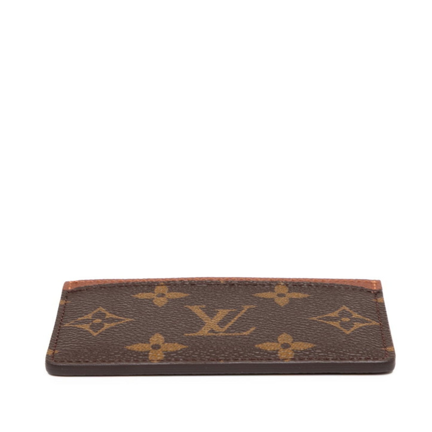 Louis Vuitton Monogram Porte Carte Sample Business Card Case/Card Case/Pass Case M61733 Brown