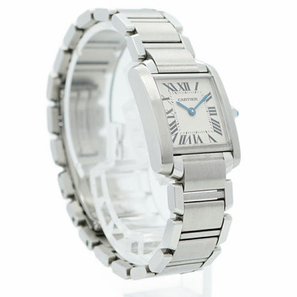 Cartier Tank Franaise Sm W51008Q3 Ivory Dial