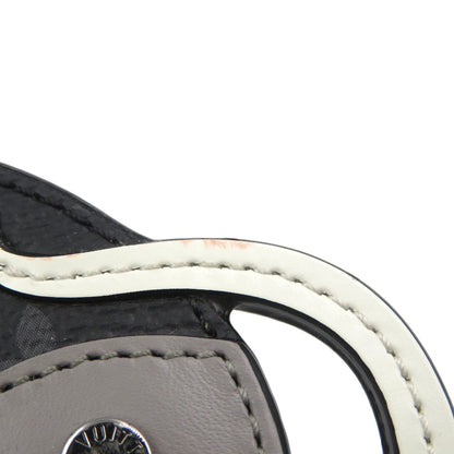 Louis Vuitton M68835 Porte Cle Lv Rat Monogram Eclipse Metal Black Grey Keychain Bag Charm