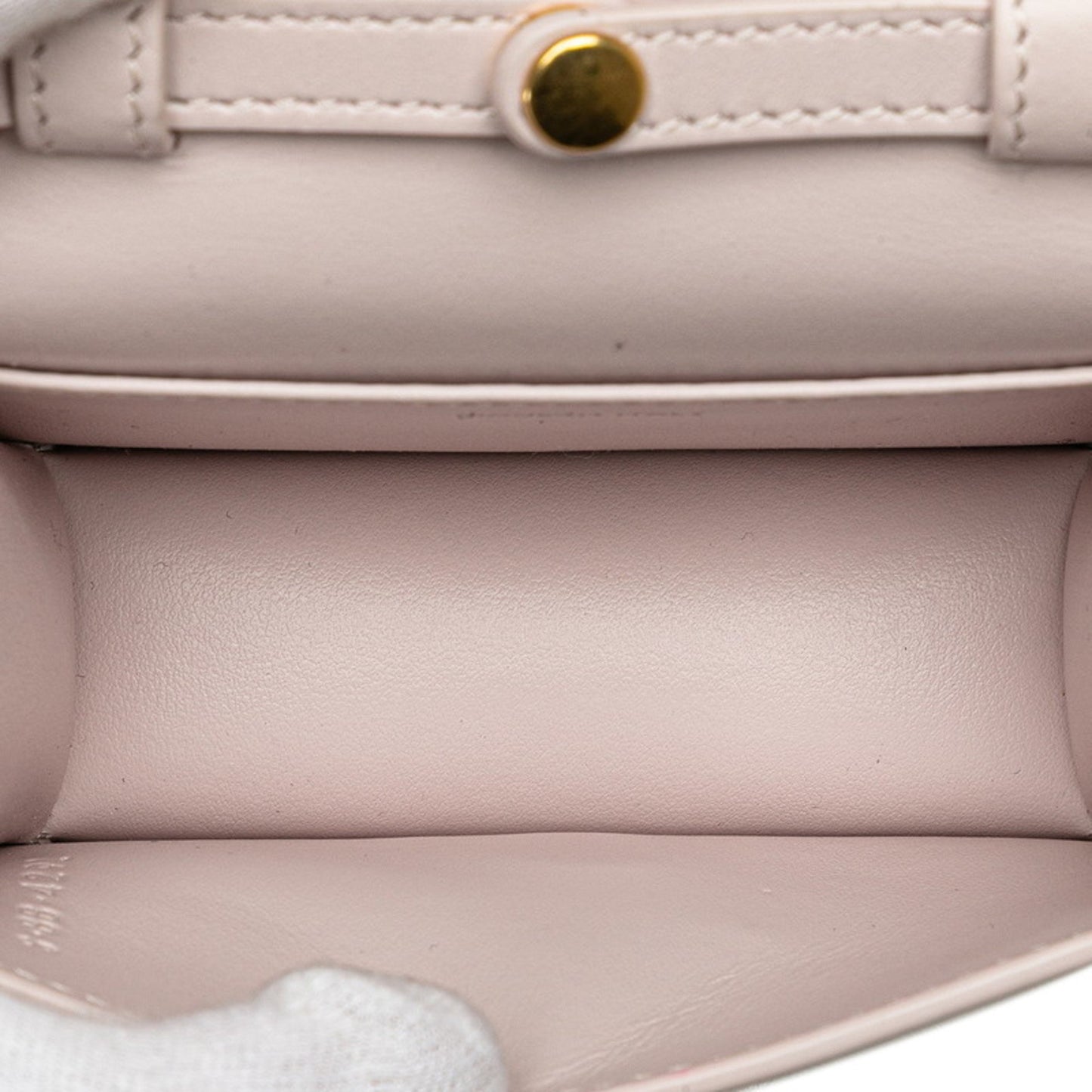Celine Triomphe Chain Shoulder Bag In Pink Leather