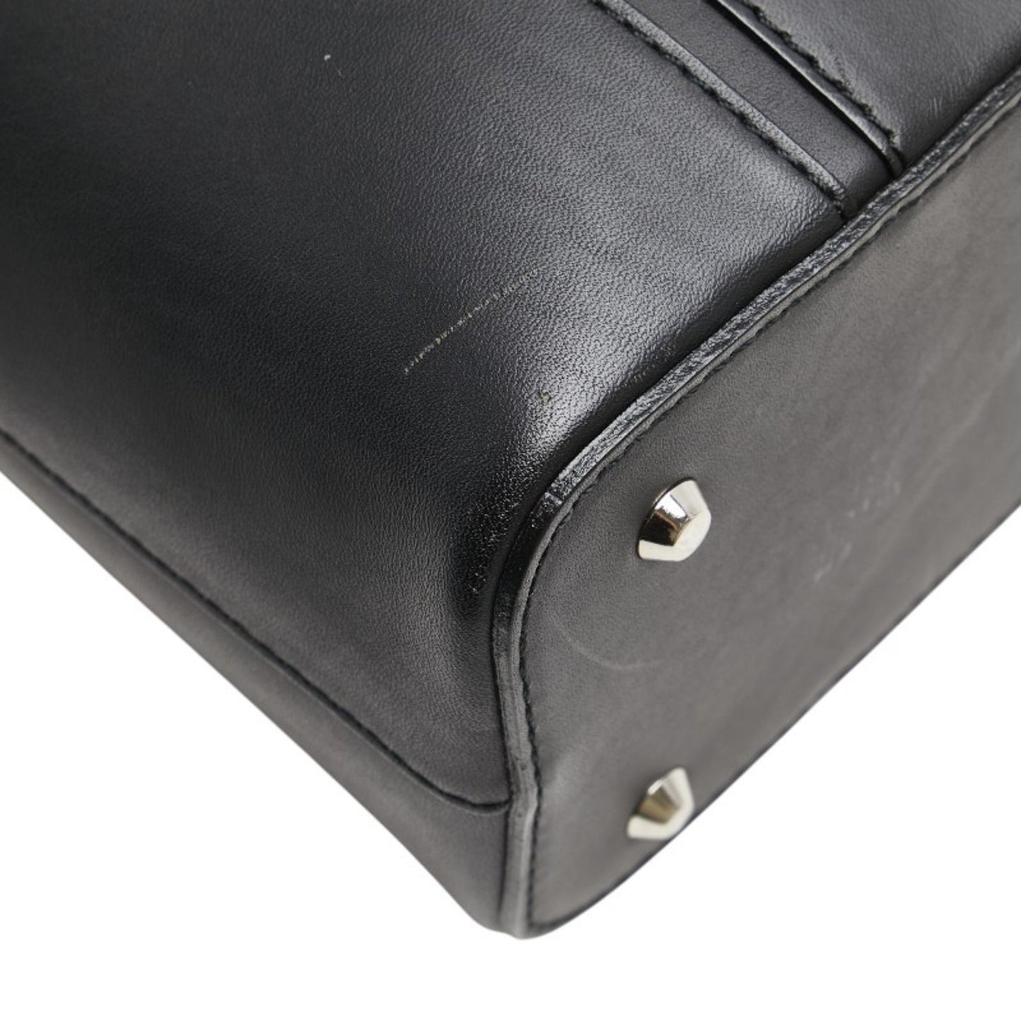 Burberry Nova Check Logo Handbag In Black Leather