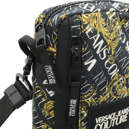 Versace Jeans Couture Versace Jeans Couture Shoulder Bag Pochette Nylon Black Yellow 73Ybf5