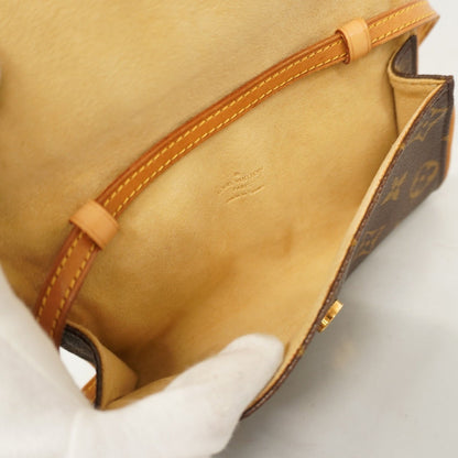 Louis Vuitton Monogram Pochette Twin Pm Shoulder Bag M51854 Brown