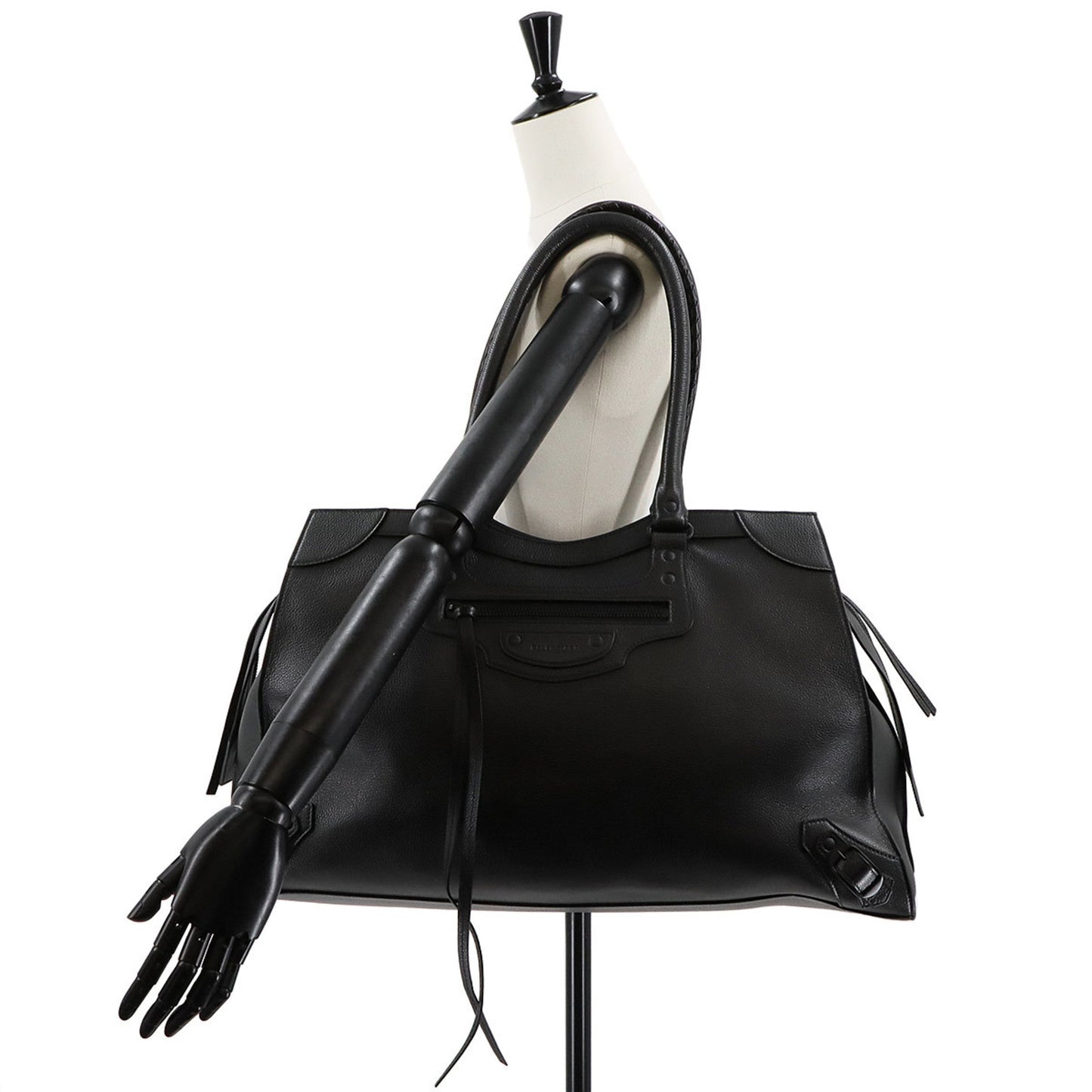 Balenciaga Neo Classic City Large Handbag In Black Leather