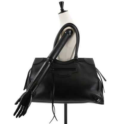Balenciaga Neo Classic City Large Handbag In Black Leather