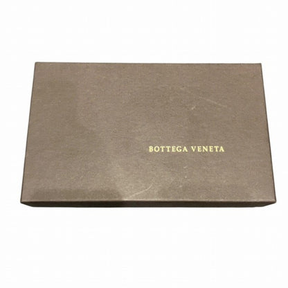 Bottega Veneta Intrecciato Round Black Long Wallet