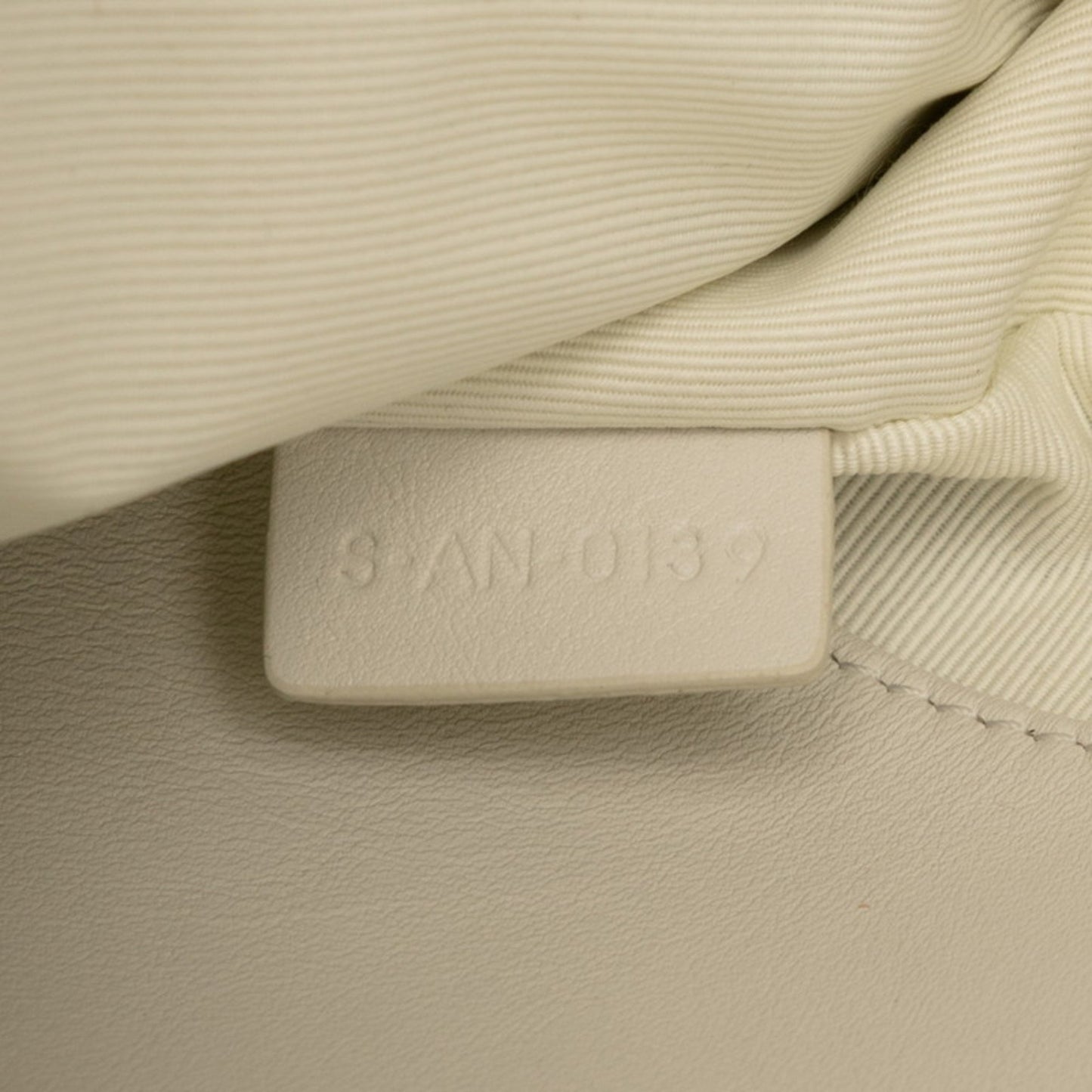 Celine C Charm Crossbody Shoulder Bag White Leather