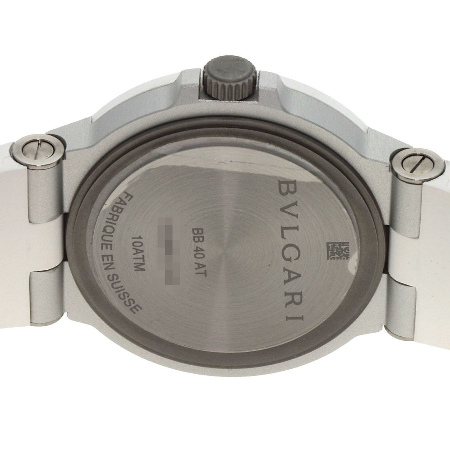 Bvlgari Bb40At Aluminum White Watch Aluminum/Rubber