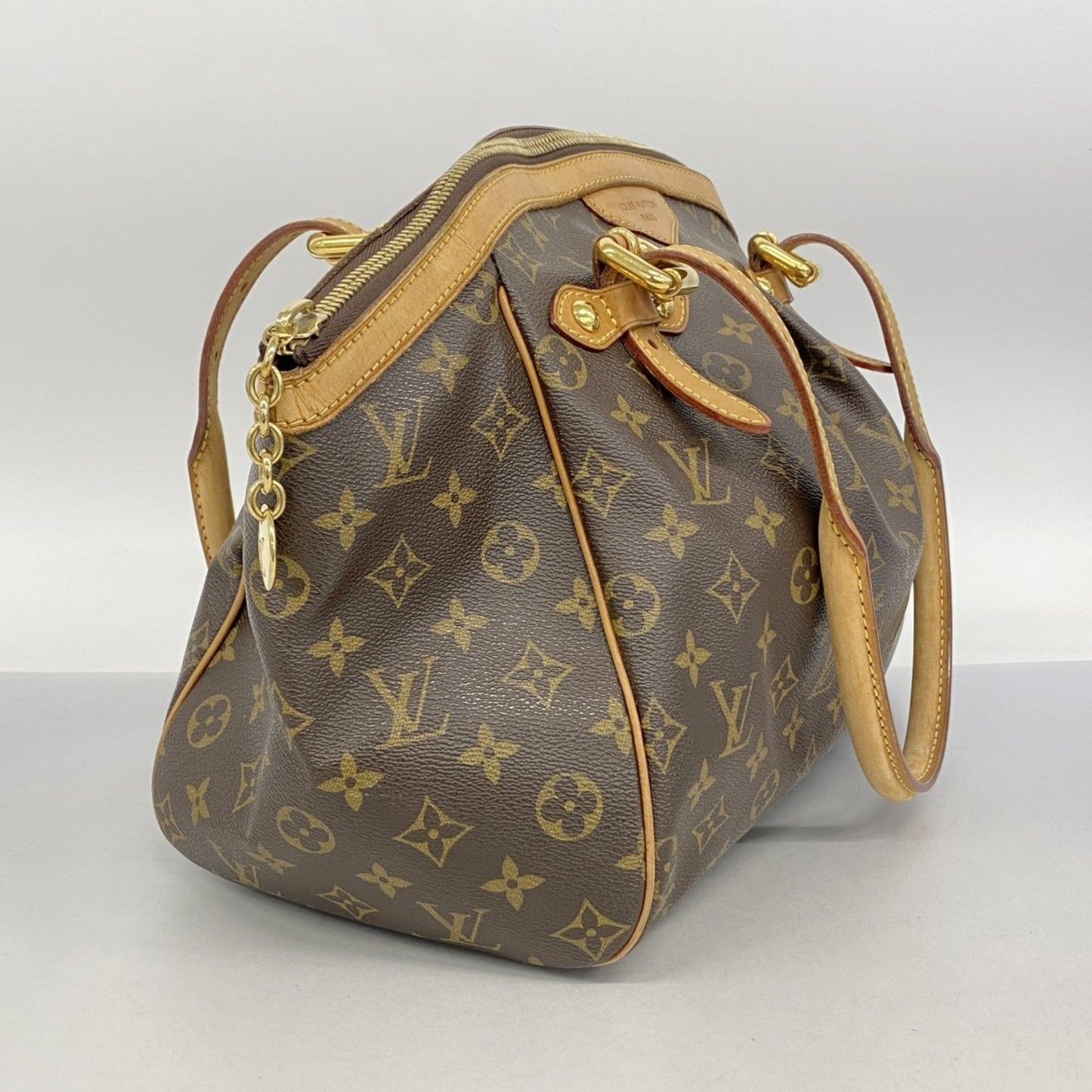 Louis Vuitton Monogram Tivoli Gm Handbag M40144 Brown