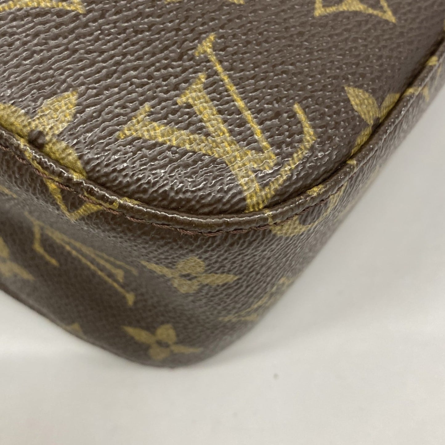 Louis Vuitton Monogram Spontini Handbag M47500 Brown