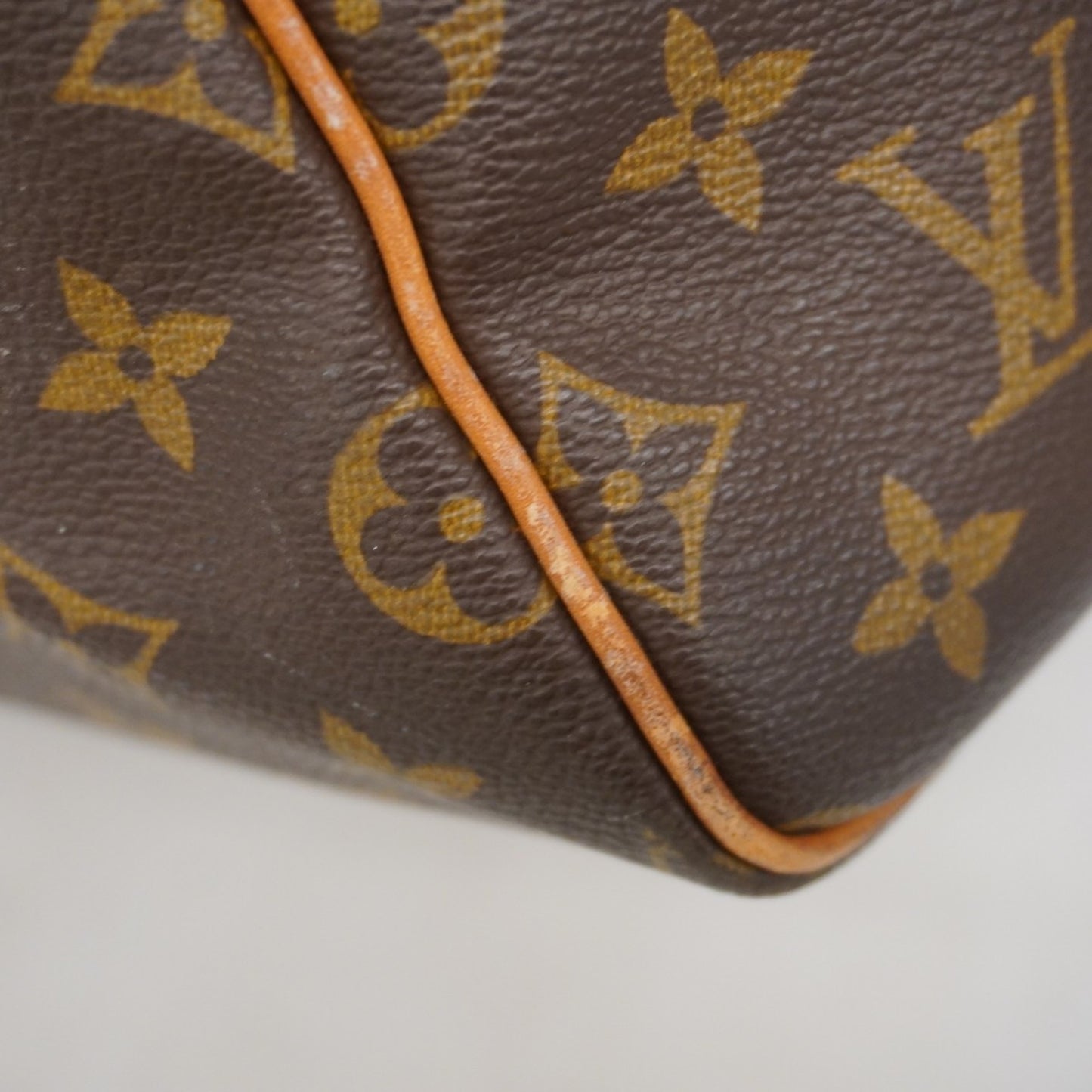 Louis Vuitton Monogram Keepall 55 Boston Bag M41424 Brown