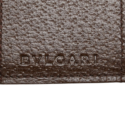 Bvlgari Logomania 6-Ring Key Case In Beige