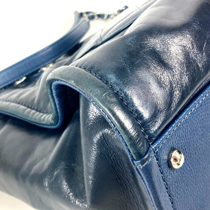 Chanel Logo Tote Bag Shoulder Bag Bag Chain Shoulder Bag Navy