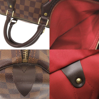Louis Vuitton Speedy 30 Damier Ebene N41364 Brown Handbag 0029 Louis Vuitton