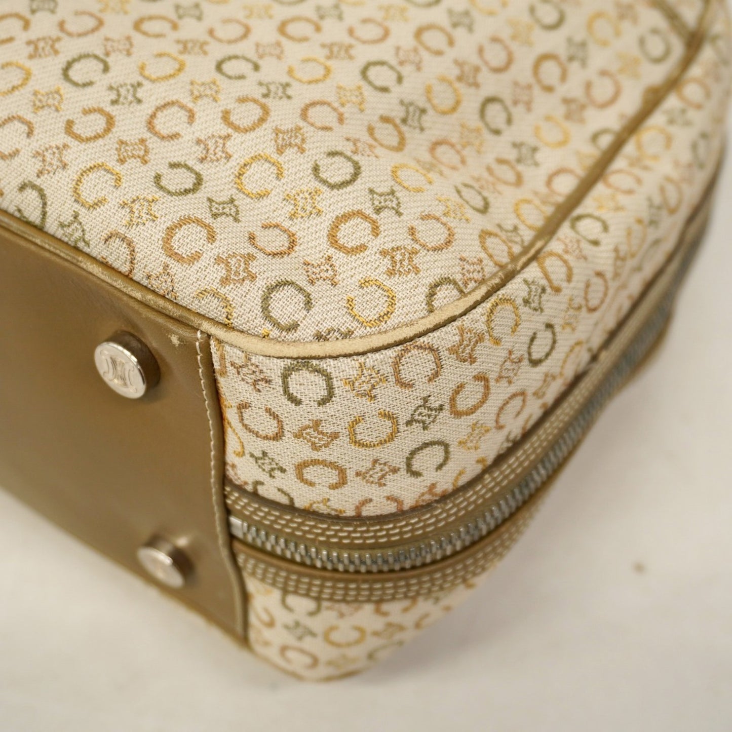 Celine Handbag C Macadam Canvas Beige