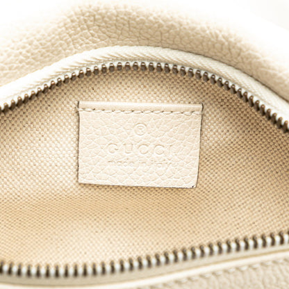 Gucci Logo Print Waist Bag/Body Bag 527792 In White