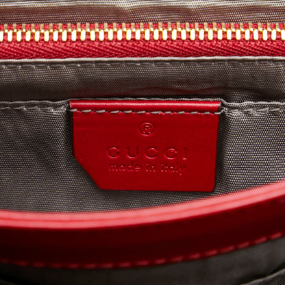 Gucci Zumi Shoulder Bag 576388 Red Leather
