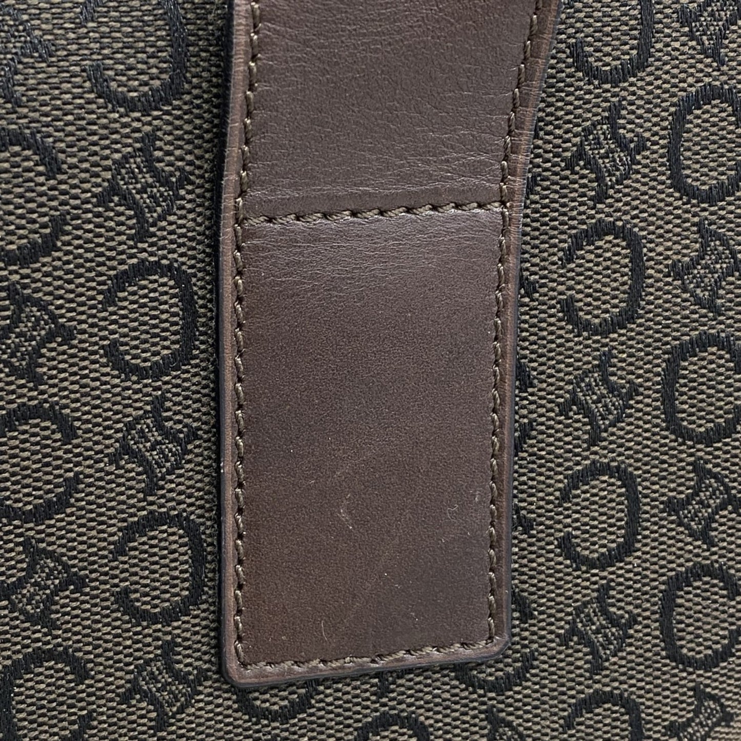 Celine Handbag C Macadam Canvas Brown