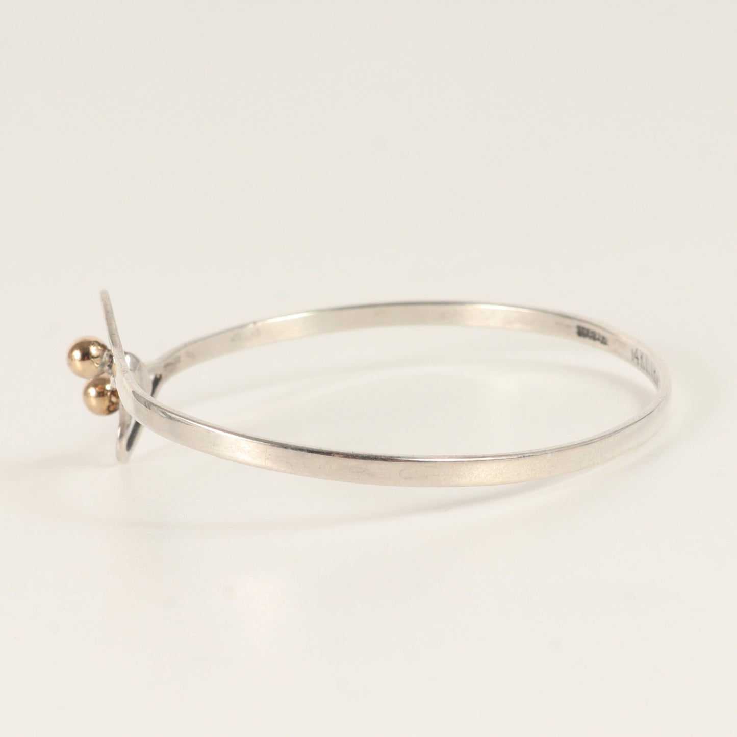 Tiffany&Co. Tiffany Heart Hook & Eye Bracelet Silver Ag925 K14