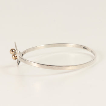 Tiffany&Co. Tiffany Heart Hook & Eye Bracelet Silver Ag925 K14