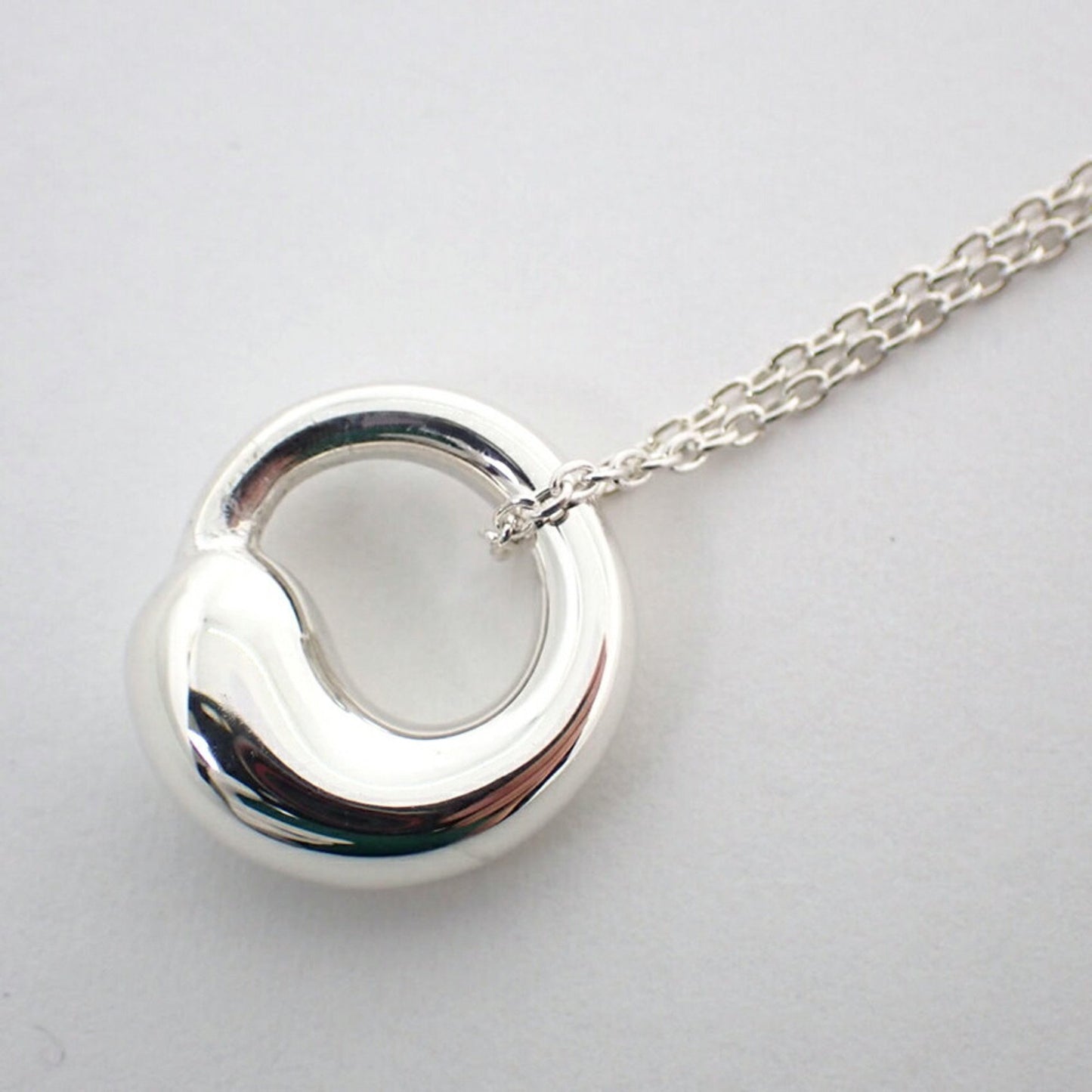 Tiffany 925 Eternal Circle Pendant Necklace