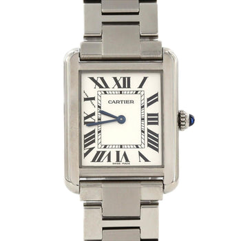 Cartier Tank Solo Sm W5200013 Stainless Steel Quartz Watch