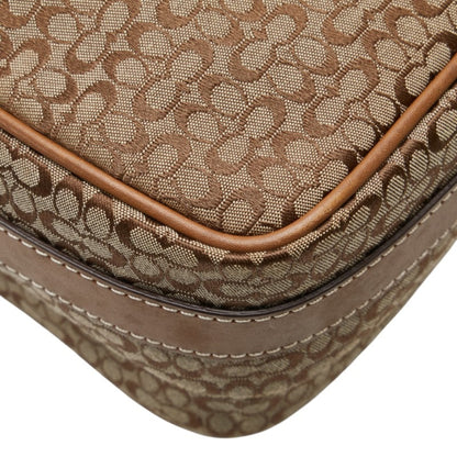 Coach Mini Signature Crossbody Shoulder Bag In Beige
