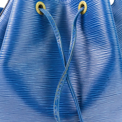 Louis Vuitton Epi Noe Drawstring One-Shoulder Bag M44005 Blue