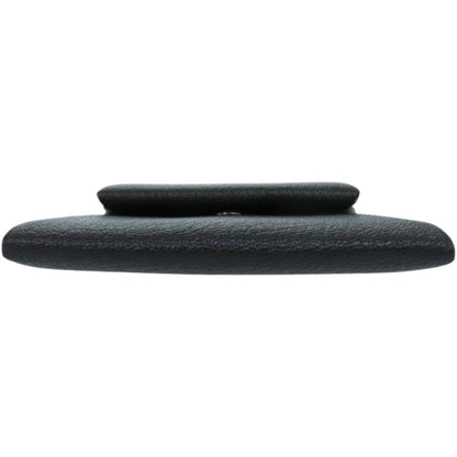 Like New Herms Bastia Verso Chevre Blue Ocean W Stamp (Made In 2024) Coin Case Wallet 1387 Hermes