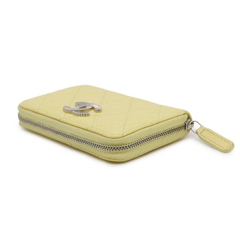 Chanel Wallet/Coin Case Matelasse Coco Mark Cavi Skin Ap4332 Chanel Wallet