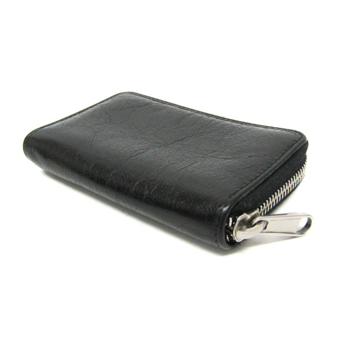 Gucci Interlocking G Coin Case 581530 Leather Card Case Black