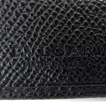 Bvlgari Bvlgari Classico Bifold Long Wallet 282346 Black Leather