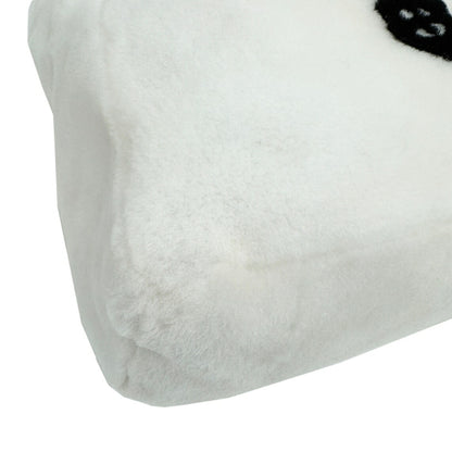 Prada Lettering Terry Tote Bag 1Bg374 White/Black Shoulder Bag/Handbag/Tote